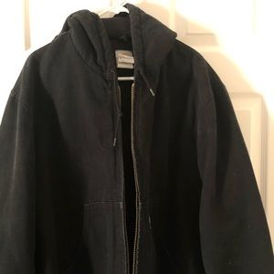 Black Carthartt Zip Up
